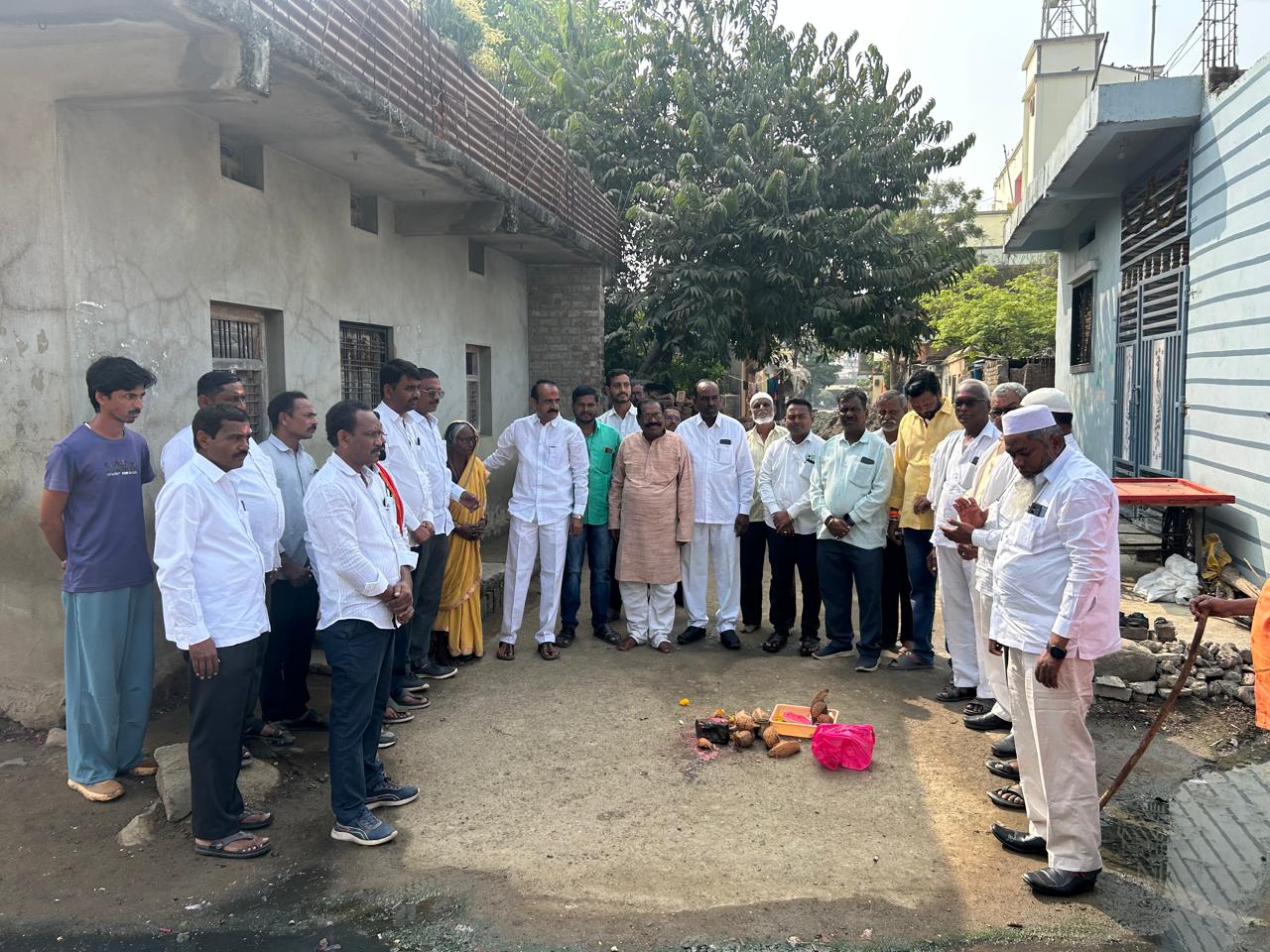 नवीन नाली  बांधकाम करणे